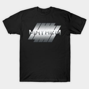 Metallic Illustration mayhem T-Shirt